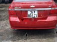 Xe Daewoo Gentra MT sản xuất năm 2007, màu đỏ