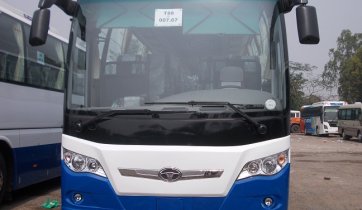 Xe khách động cơ Doosan 47 ghế, xe khách Daewoo có hàng sẵn, giao ngay