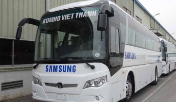 Bán xe khách Daewoo GWD 6117 HKD động cơ Doosan 47 ghế giá rẻ