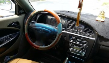 Bán xe Daewoo Nubira 1.6MT đời 2002, màu trắng xe gia đình, giá tốt