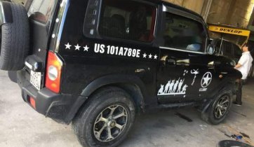 Cần bán Daewoo Karando MT đời 2000, màu đen, đăng kiểm mới