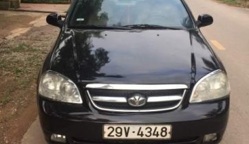Cần bán gấp Daewoo Lacetti MT năm 2004, màu đen, xe rất đẹp