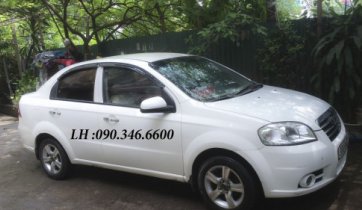 Cần bán lại xe Daewoo Gentra MT 2008, màu trắng xe gia đình