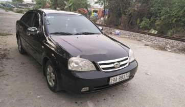 Bán Daewoo Lacetti năm 2008, màu đen, số sàn