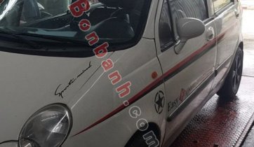 Bán Daewoo Matiz sản xuất 2002, màu trắng, xe nhập, giá tốt